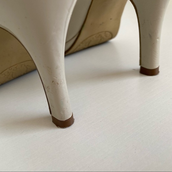 Rampage Slingback Heels Cream Womens Size 7 M - Picture 13 of 15